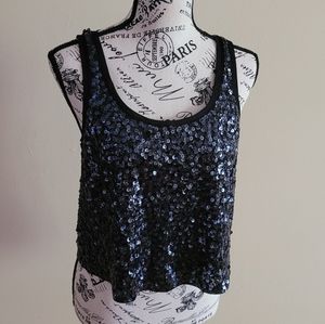 Sequin Crop Top